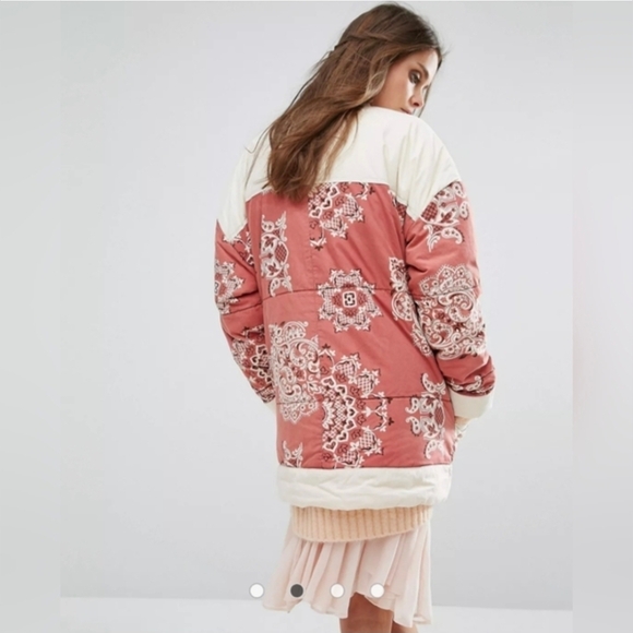 Free People Paisley Poplin Jacket - Picture 5 of 16